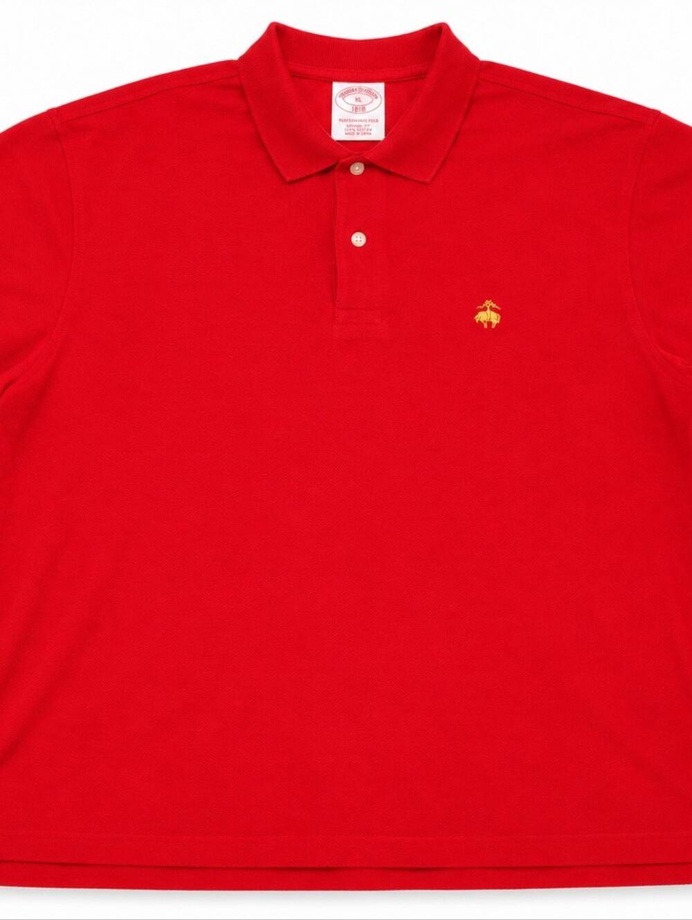 Brooks Brothers Red Polo Shirt Mens XL Original Fit Performance Cotton